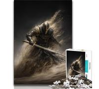 Puzzle 1000 pièces Chevaliers médiévaux pour Adultes 1000 pièces pour Adolescents pièces entièrement emboîtables et de Formes aléatoires (38x26cm)