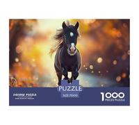 Puzzle 1000 Pieces, ChevalPuzzle 1000 PièCes Adultes,Puzzle Adulte, Animaux mignonsPuzzles en pour Adultes,Le Cadeau Parfait pour La Famille Et Les Amis (Puzzle) 70x50cm/1000pcs