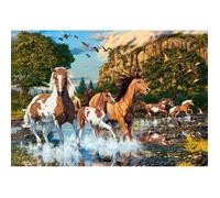 Puzzle 1000 pièces : Chevaux au Pays des Merveilles