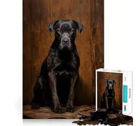 Puzzle 1000 pièces Chien Cane Corso Bordure Parfaite Jeu cognitif Jeu de Relaxation Décoration Artistique de Noël (38x26cm)