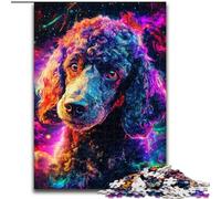 Puzzle 1000 pièces Chien Galaxie en Carton pour Adultes, Taille 26x38cm, décoration d'intérieur, pour Noël et Le Nouvel an des Adolescents