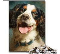 Puzzle 1000 pièces Chien Souriant, 1000 pièces, Puzzle, Cadeaux, Casse-tête, Bricolage, Jeu Familial interactif (Taille 50x75cm)
