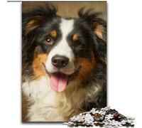 Puzzle 1000 pièces Chien Souriant pour Adultes, Jeu d'activités familiales pour Adolescents, Casse-tête Stimulant (Taille 50x75cm)