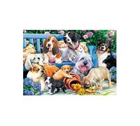 Trefl Dogs in the garden Jeu de puzzle 1000 pièce(s) Animaux