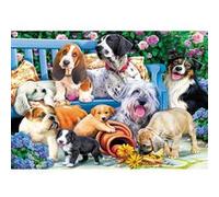 Trefl Dogs in the garden Jeu de puzzle 1000 pièce(s) Animaux