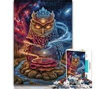 Puzzle 1000 pièces Chouette Animal Fantastique pour Adultes et Adolescents, Jouet Éducatif Intellectuel Décompressant, Décoration Parfaite (50x75cm)