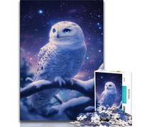 Puzzle 1000 pièces Chouette Aurora Puzzle 1000 pièces pour Adultes et Adolescents entraînez Votre Cerveau et Vos Mains Cadeaux pour Vos Amis et Votre Famille (26x38cm)