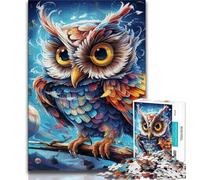 Puzzle 1000 pièces « Chouette Fantastique » pour Adolescents, Difficile à réaliser, mais Amusant et Humoristique, Cadeau d'anniversaire, décoration Murale (50x75cm)