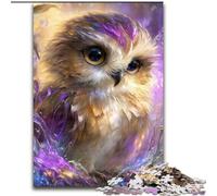 Puzzle 1000 pièces Chouette Fantastique pour Adultes et Adolescents, Jouet éducatif Anti-Stress, idéal comme Cadeau pour Toute la Famille (26x38cm)