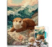 Puzzle 1000 pièces Chouette Fantastique pour Adultes, Jouet Éducatif Intellectuel Décompressant, Superbes Cadeaux et Jouets 38x26cm