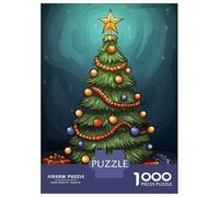 Puzzle 1000 Pièces Christmas Tree Vibes Puzzle Adulte, Casse-tête, Découpe De Précision, Cadeau Unique pour Anniversaire Et Noël 52x38cm/1000pcs