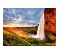 Puzzle 1000 pièces : Chute d'eau de Seljalandsfoss, Islande Heye G
