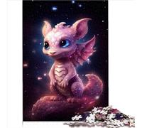 Puzzle 1000 pièces Ciel étoilé bébé Dragon Facile pour Adultes Puzzle Cadeaux Jeu éducatif pour Adulte et Enfant 1000 pièces (26 x 38 cm)