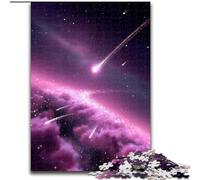 Puzzle 1000 pièces Ciel étoilé Univers Violet pour Adolescents, Jouet de Divertissement Familial idéal comme Cadeau pour Toute la Famille (Taille 26x38cm)