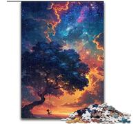 Puzzle 1000 pièces Ciel goudronneux et Nuages colorés pour Adultes, Casse-tête Stimulant pour Adolescents, Divertissement en Famille, décoration d'intérieur à Faire soi-même, Taille 26x38cm