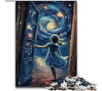 Puzzle 1000 pièces Ciel Nocturne pour Petite Fille, idéal pour Les Adultes, à Assembler soi-même, idéal pour Toute la Famille, de 26 à 38cm
