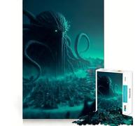 Puzzle 1000 pièces Citadelle sous-Marine Un Jeu Amusant et Stimulant,découpé au Laser pour Un Assemblage Parfait et Une activité de Partage idéale pour Les Proches (38x26cm)