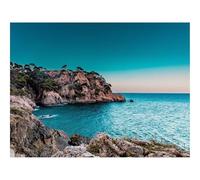 Puzzle 1000 Pièces, Classique Puzzle Jouet en Bois-Falaises,mer,Rivage 70x50cm