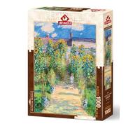 Puzzle 1000 pièces : Claude Monet, Le Jardin de L'Artiste à Vétheuil, 1881