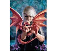 Puzzle 1000 pièces - Clementoni - Anne Stokes Dragon Kin - Adulte