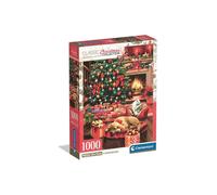 Puzzle 1000 pièces CLEMENTONI Christmas By The Fire 50 x 70 cm multicolore