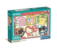 Clementoni Puzzle 1000 pièces Hello Kitty – 70 x 50 cm – Idée cadeau – 14 ans et +