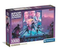 Clementoni – Puzzle 1000 pièces K-Pop Demon Hunters 70 x 50 cm Poster inclus Dès 14 ans