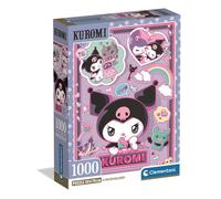 Clementoni – Puzzle 1000 pièces Kuromi – Design Kawaii – 14 ans et + – Idée cadeau