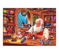 Puzzle 1000 pièces Clementoni - L'Atelier du Père Noël multicolore G