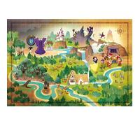 Clementoni Puzzle Compact Story Maps Blanche-Neige 1000 pièces