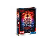 Puzzle 1000 pièces Clementoni Stranger Things Compact 70 x 50 cm Multicolore