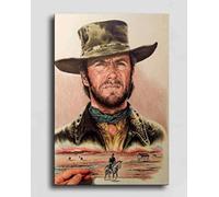 Puzzle 1000 pièces Clint Eastwood Poster Jouets en Bois pour Adultes Jeu de décompression Mj501TY 26x38cm