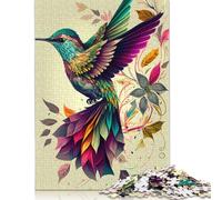 Puzzle 1000 pièces Colibri Couleur Oiseau Puzzle Adultes Puzzles Jeu Éducatif Jouets Éducatifs Cadeaux Puzzles (75x50cm)