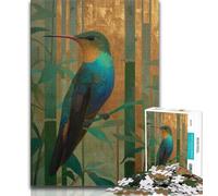 Puzzle 1000 pièces Colibri Fantaisie Puzzles 1000 pièces pour Adultes Adolescents Jouets Jeux éducatifs Anti-Stress Décoration Murale 38x26cm