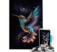 Puzzle 1000 pièces Colibri Spectral Jeu Amusant et addictif pour développer la Patience Cadeau de Père Noël Secret Apprentissage éducatif (Dimensions 38x52cm)