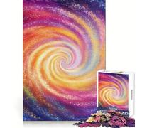Puzzle 1000 pièces Collage Spatial étoilé pour Adolescents Jeu de réflexion, Loisirs et Divertissement, Design élégant, à Assembler, Cadeau raffiné 38x26cm