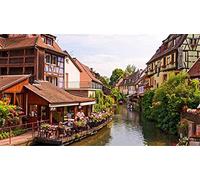 Puzzle 1000 Pièces Colmar Alsace Vue Paysage Puzzles Jouets pour Adultes Enfants Jeux pour Enfants Jouets Éducatifs 70x50CM