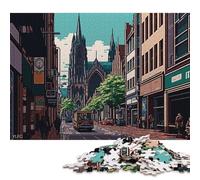 Puzzle 1000 pièces Cologne pour Adultes et Adolescents, Puzzle en Bois, Jeu éducatif, Jouet de défi, 1000 pièces (75 x 50 cm)