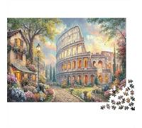 Puzzle 1000 pièces Colombe colorée Jardin 38x26cm Art Print Jeu éducatif Défi Cadeau Voyage Parfait pour Les Amoureux de la Nature