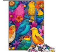 Puzzle 1000 pièces Color Bird pour Adolescents, Un Cadeau Stimulant et Difficile pour Toute la Famille (26x38cm)