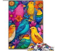 Puzzle 1000 pièces Color Bird pour Adultes et Adolescents, à Assembler soi-même, à Offrir en Cadeau à Toute la Famille, adapté aux Enfants de 14 Ans et Plus (50x75cm)