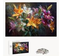 Puzzle 1000 Pièces - Coloré & Lis - Puzzle en Bois Durable avec Lettres au Dos - Jeu sans Poussière avec Affiche - Modèle pour Collectionneurs et 14 Ans et Plus (75 x 50 cm) P3#394