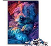 Puzzle 1000 pièces coloré représentant Un bébé Golden Retriever, idéal pour Les Adolescents à partir de 14 Ans Idées Cadeaux pour la décoration intérieure (26x38cm)