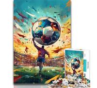 Puzzle 1000 pièces coloré sur Le thème du Football pour Adultes et Adolescents, 1000 pièces, Jouets éducatifs, Anti-Stress, pour renforcer l'amour Entre Couples, 50x75cm
