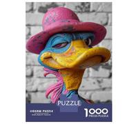 Puzzle 1000 Pièces Colorful Duck Statue for Sale Puzzles pour Adultes - Cadeau d'anniversaire - Jeu Difficile Et Stimulant - Cadeaux 52x38cm/1000pcs