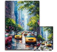 Puzzle 1000 pièces Colour New York pour Adultes, idéal pour s'amuser en Famille à Noël, Thanksgiving, Les Anniversaires et Pâques 26x38cm/10,23x14,96 Pouces