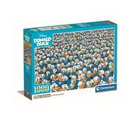 Clementoni | Puzzle Impossible Donald Duck pour Adultes | 1000 Pièces | Poster Inclus | Puzzle Disney Difficile et Visuel | Défi de Concentration | Dimensions 70 x 50 cm | Collection Clementoni