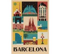 Puzzle 1000 pièces Compact : Style in the City - Barcelone Clementoni G