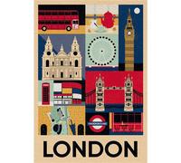 Puzzle 1000 pièces Compact : Style in the City - Londres