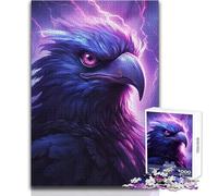 Puzzle 1000 pièces Corbeau de la Tempête Pourpre pour Adultes Jeu d'adresse interactif et éducatif, Une Excellente idée Cadeau Pleine de Sens Dimensions 50x75 cm